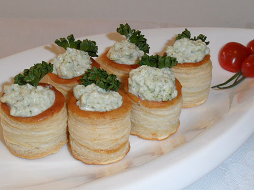 Brokkoli-Schmand Pastetchen