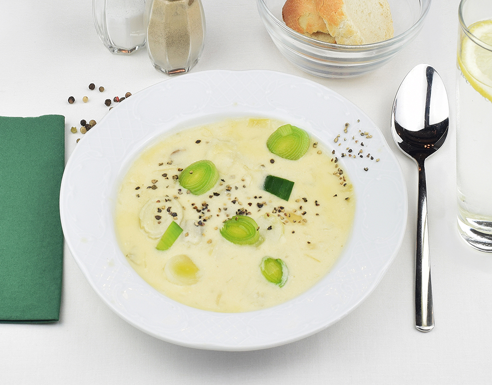 Käse-Lauch-Suppe vegetarisch